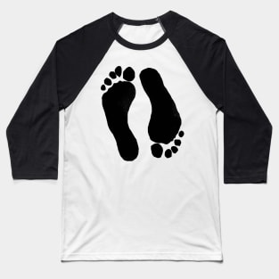 Barefoot Barefeet to save the planet Baseball T-Shirt